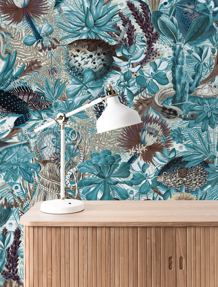 KEK Underwater Jungle Mural WP-702 (FREE Glue Included!)
