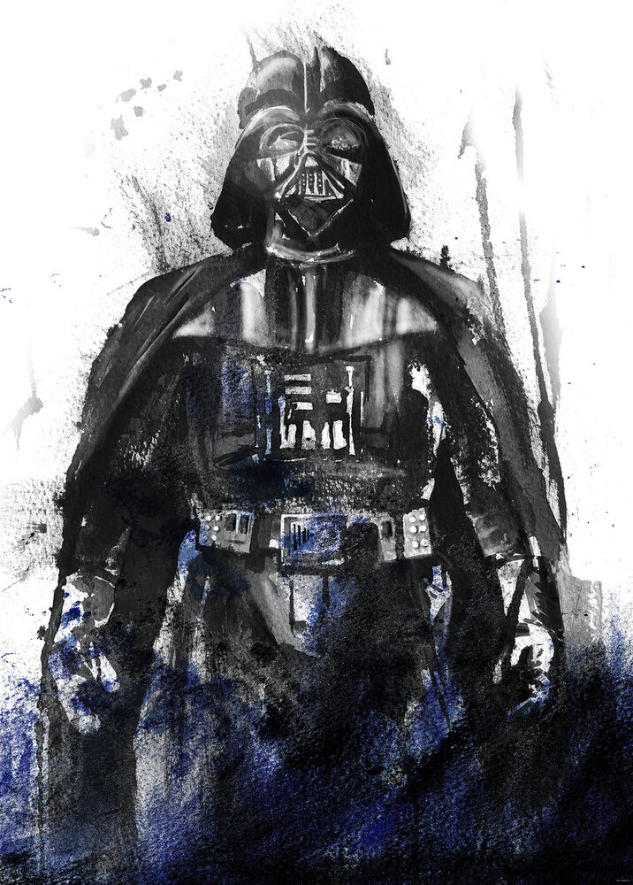 Komar Into Adventure Star Wars Watercolor Vader IADX4-017