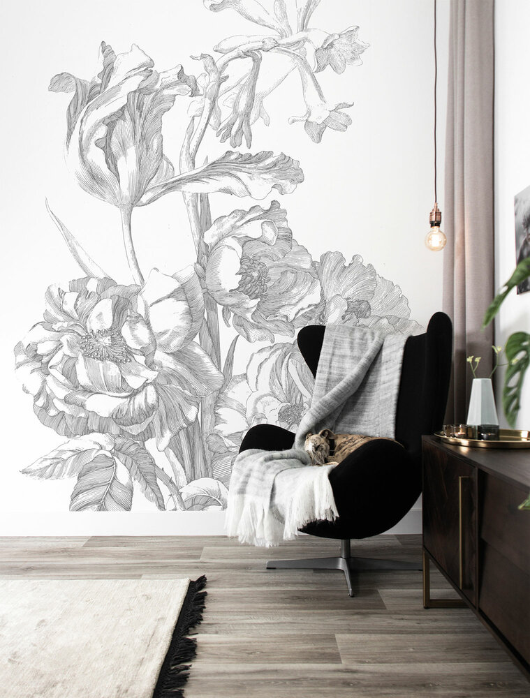 KEK Engraved Flowers 4 sheets WP-668 (Free Glue Included!)