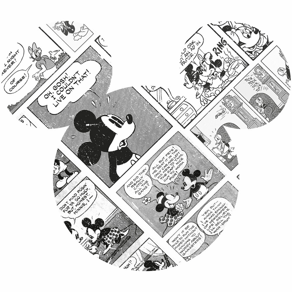 Komar Mickey Head Comic Cartoon DD1-007