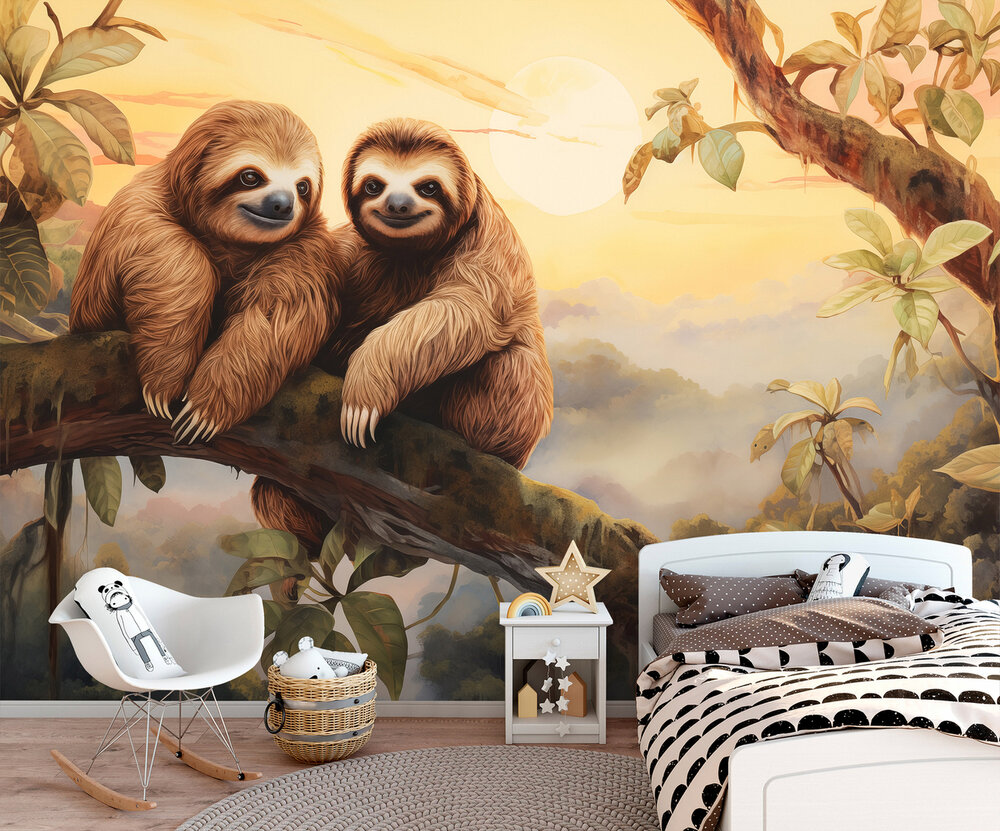 Luiaard Fotobehang 15013