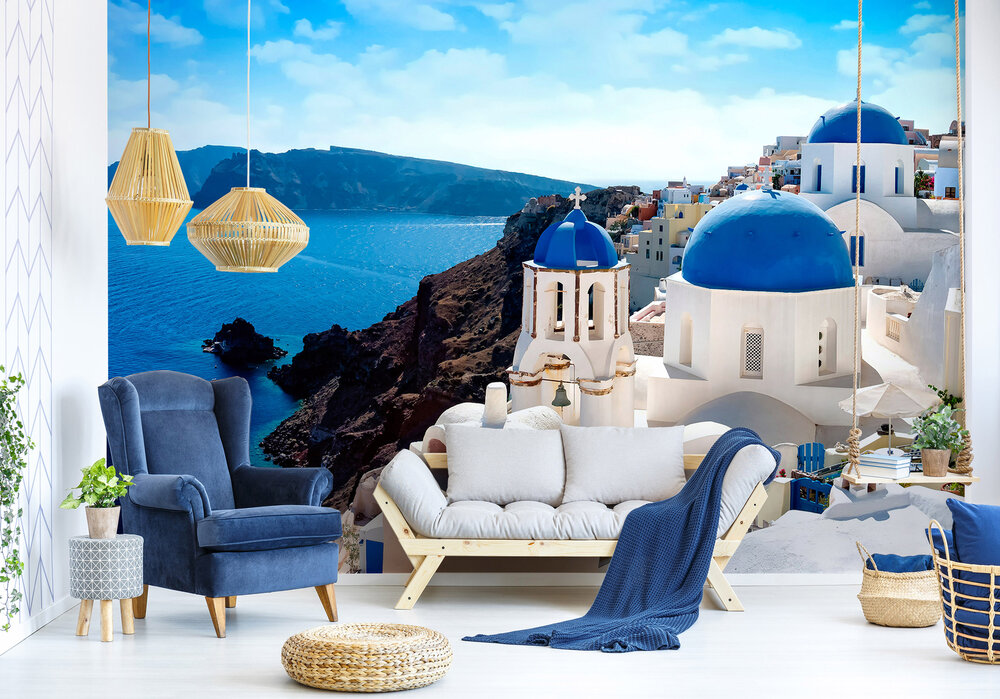 Santorini Wall Mural 14198