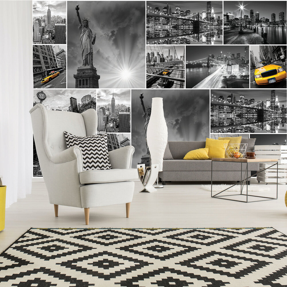 New York Collage Photo Wall Mural 10461P8