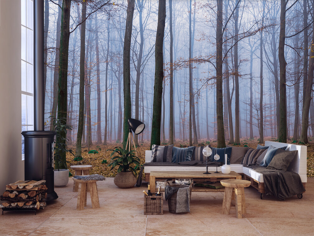 Trees &amp; Leaves Photo Wallpaper Mural 2658P8