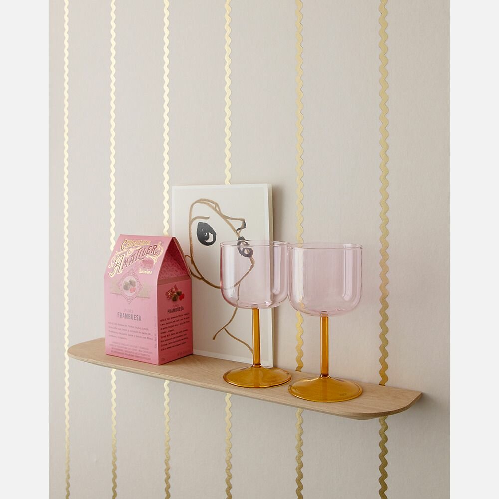 Studio Ditte Lintjes behang Noa cr&egrave;me &amp; mat goud