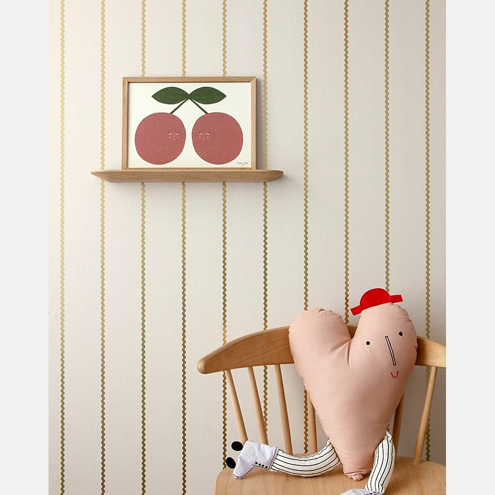 Studio Ditte Lintjes behang Noa cr&egrave;me &amp; mat goud