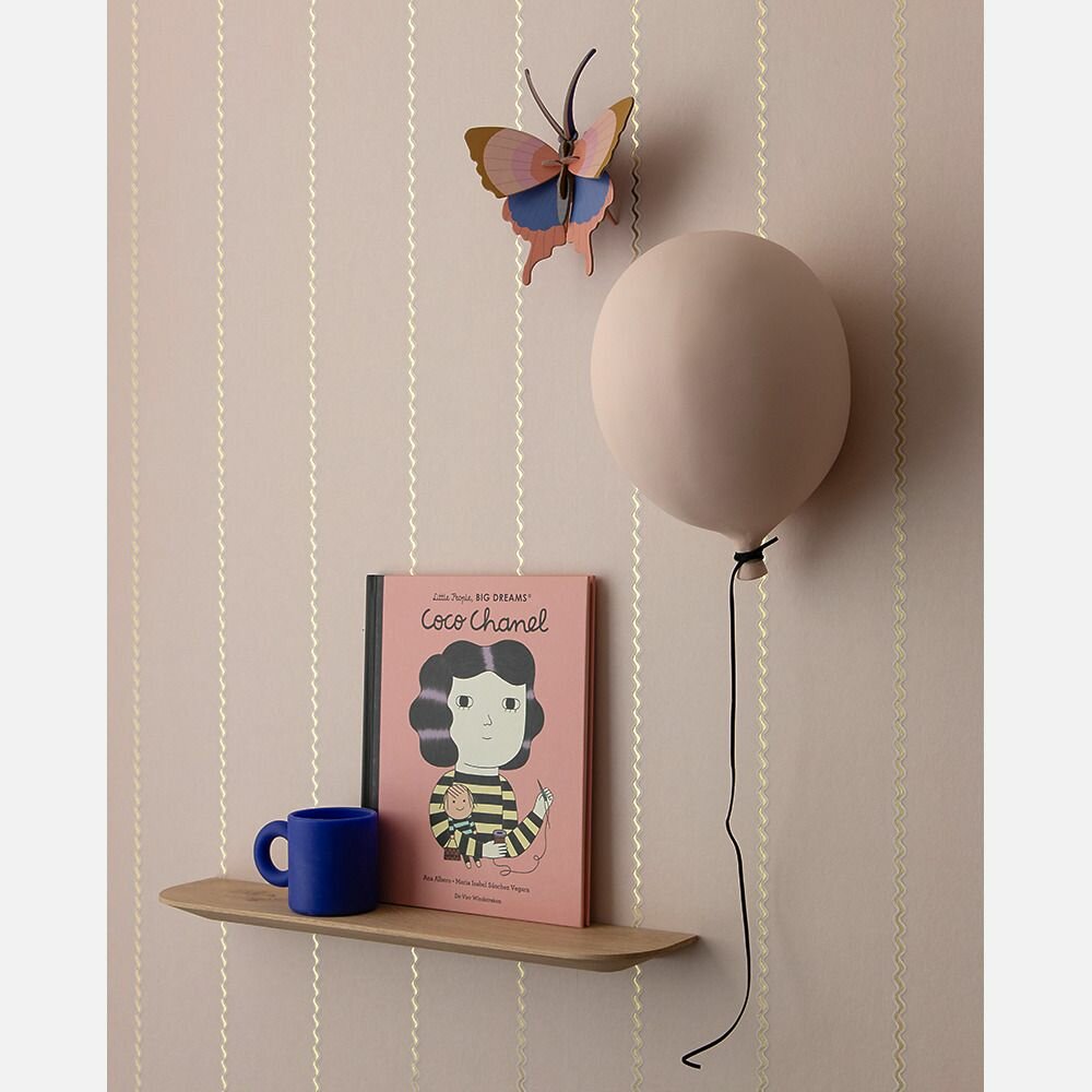 Studio Ditte Lintjes behang Noa poederroze &amp; mat goud