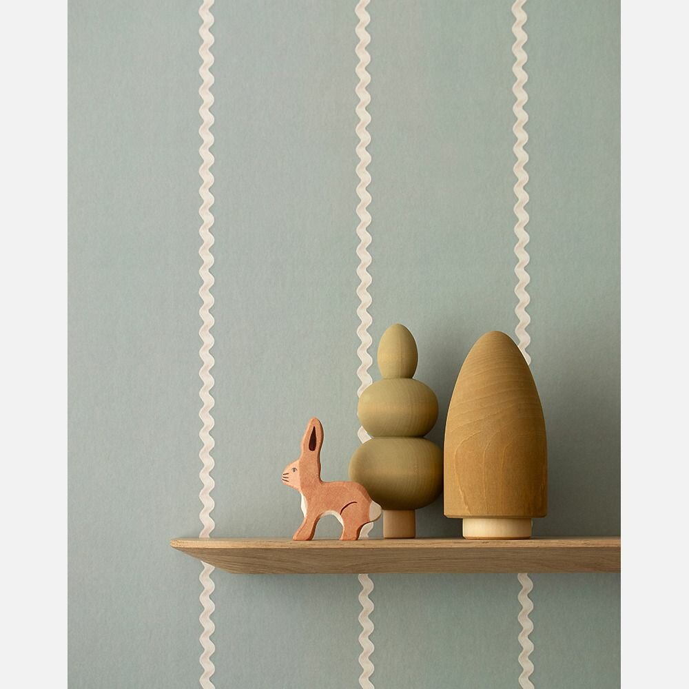Studio Ditte Lintjes behang Noa mistblauw