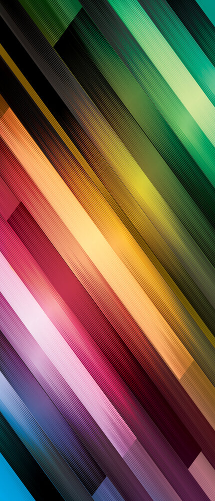 Rainbow Stripes Door Mural Photo Wallpaper 1435VET