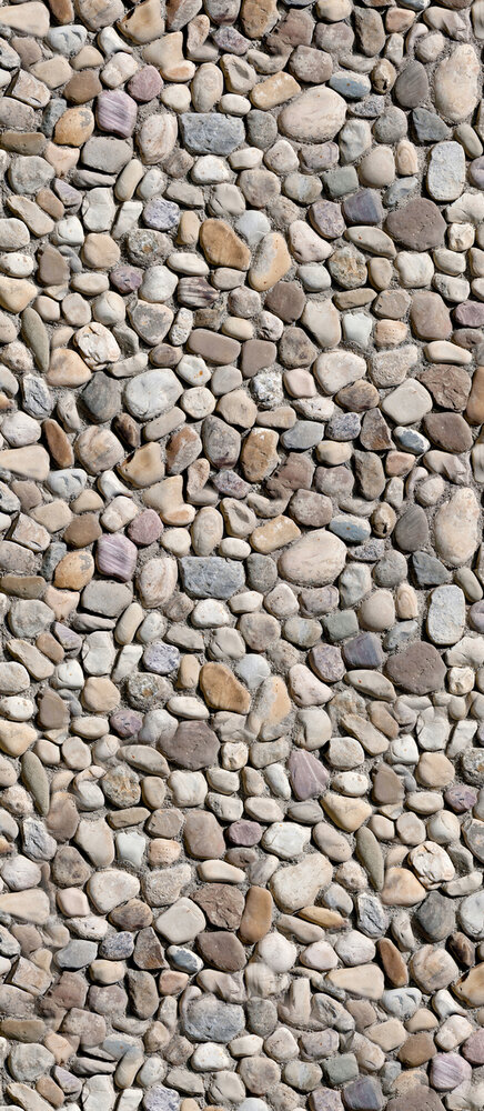 Pebbles Rural Landscape Door Mural Photo Wallpaper 514VET