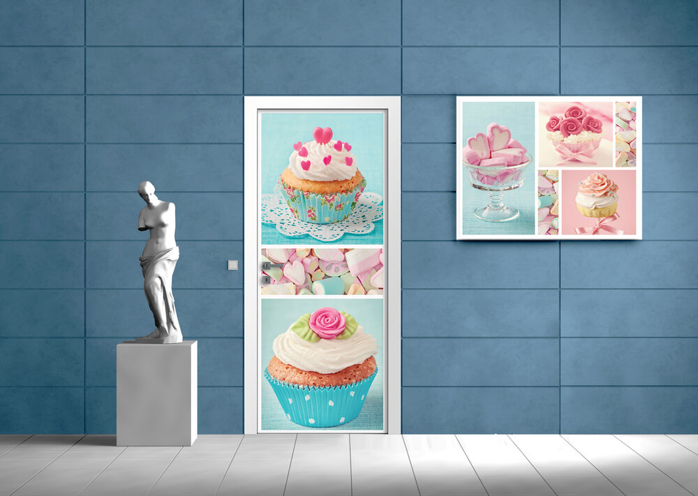 Kitchen cate Door Mural Photo Wallpaper 1512VET