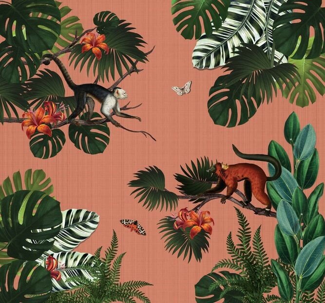 BN Design Studio &amp; Mijke Konijn Monkey Forest 200380 (FREE Glue Included!)