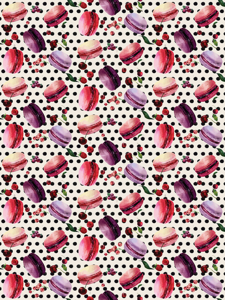 Macarons Cookies Photo Wall Mural 10871VEA