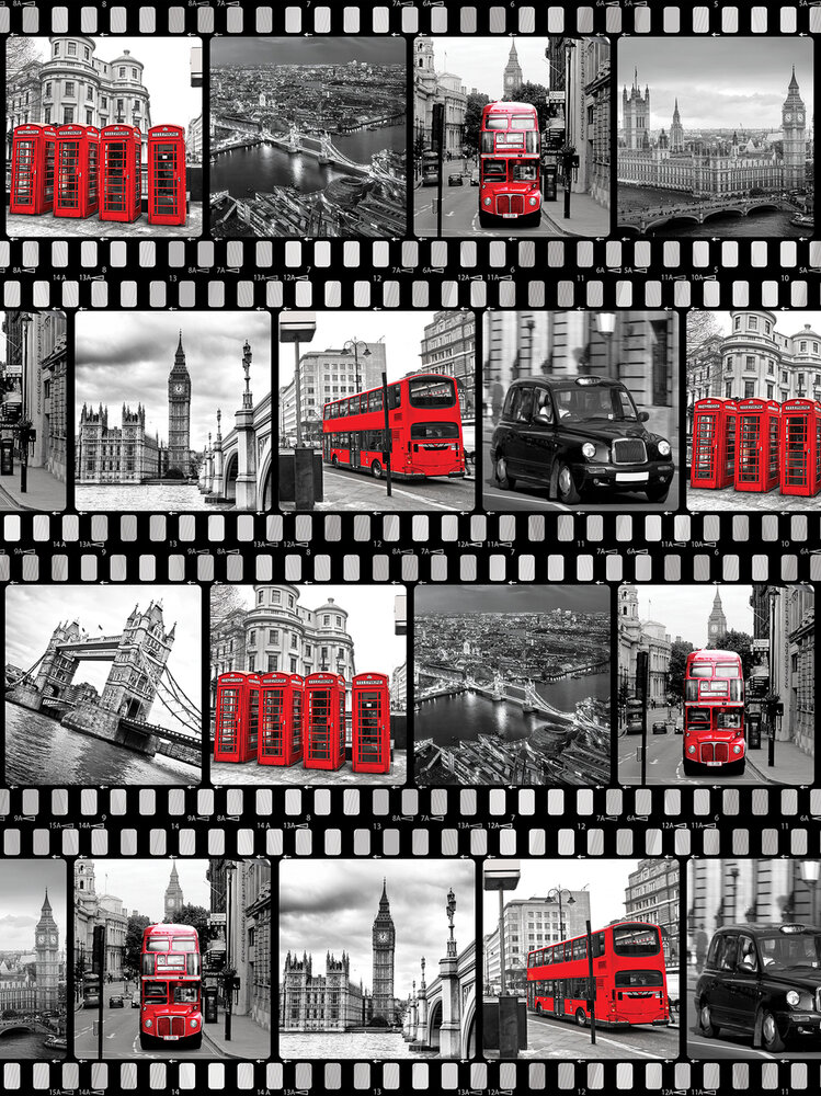 Film Strip from London Photo Wall Mural 10455VEA