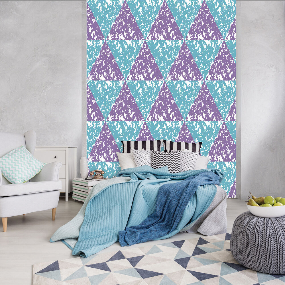 Triangles Mosaic Photo Wall Mural 10744VEA