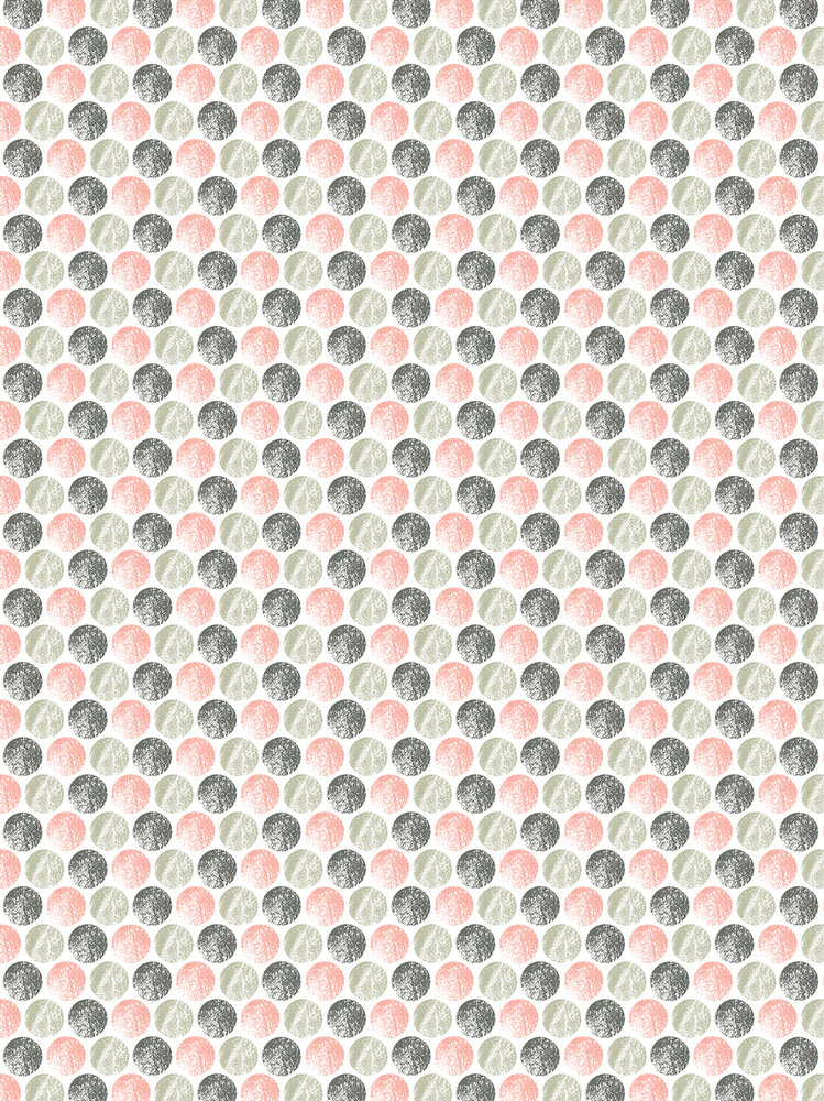 Circles Mosaic Photo Wall Mural 10734VEA