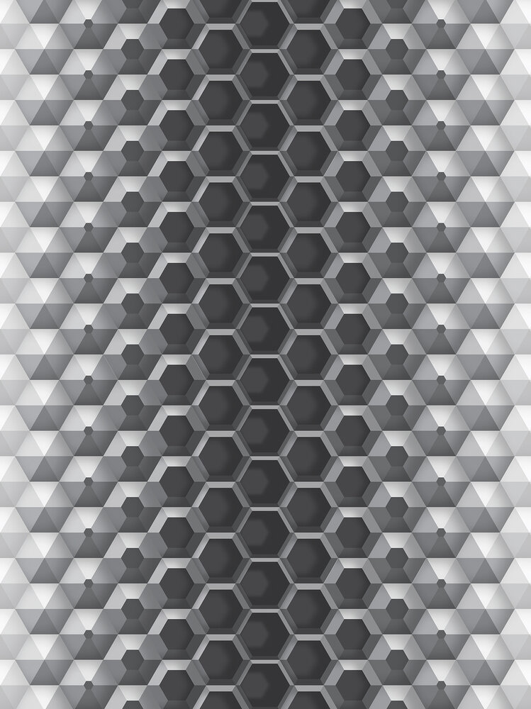 3D Hexagons Photo Wall Mural 10762VEA