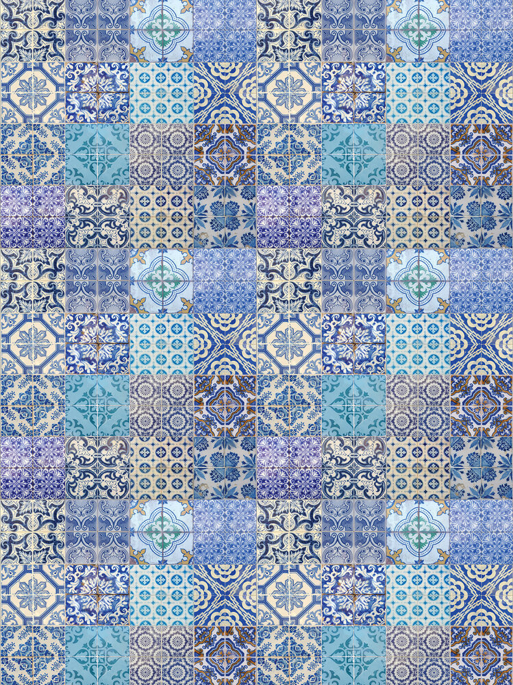 Colourful Tiles Photo Wall Mural 10857VEA