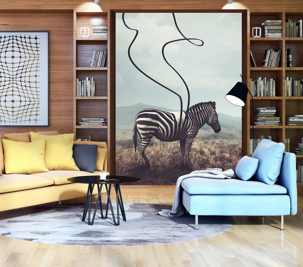 Zebra Photo Wall Mural 11754VEA