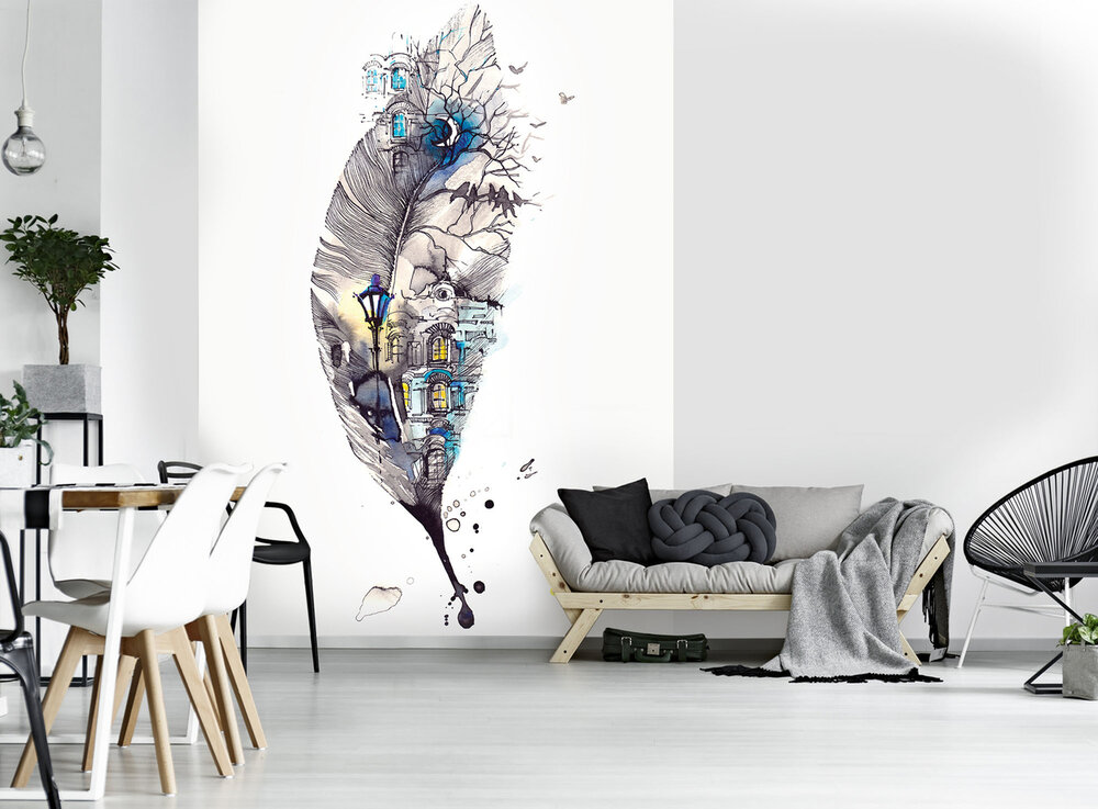 City pen Photo Wall Mural 11925VEA