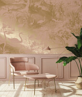 KEK  Gold metallic Engraved landscapes MW-109 (Free Glue Included!)