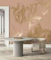 KEK Gold metallic Engraved flowers MW-024 (Free Glue Included!)