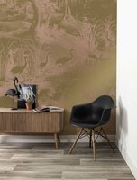 KEK Gold metallic Engraved landscapes MW-039 (Free Glue Included!)