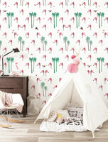 KEK Wallpaper Flamingo WP-122 (Free Glue Included!)