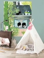 KEK Wallpaper Panel Jip &amp; Janneke Birds PA-040 (Free Glue Included!)