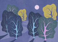 Komar Purple Nights FLX7-017