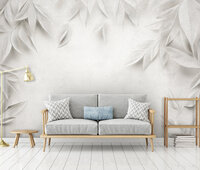 Beton Planten Fotobehang 15451