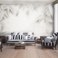 Beton Planten Fotobehang 15451