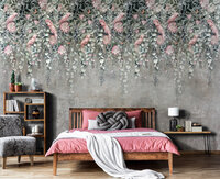 Planten Papegaaien Fotobehang 15093