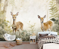 Bambi in het bos Fotobehang 15028
