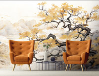 Herfstboom met uitzicht Fotobehang 15024