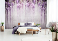 Blauwe Regen Fotobehang 14871