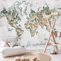 Wereldkaart Wall Mural 14421