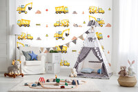 Trucks &amp; Machines Wall Mural 14347