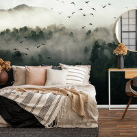 Foggy Forest Photo Wall Mural 12517P8