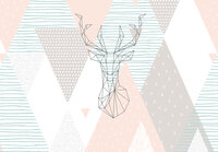 Scandinavian Abstract Photo Wall Mural 11399P8