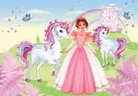 Princess with unicorns Photo Wall Mural 13240P8