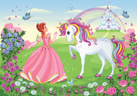 Princess with unicorn Photo Wall Mural 13238P8