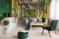Photo Wall Mural Terrace &amp; Flowers 10896P8