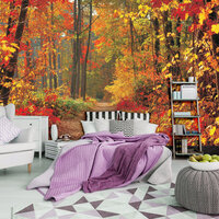 Trees &amp; Leaves Photo Wall Mural 4-002P8