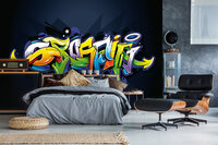 Graffiti Photo Wallpaper Mural 1509P8