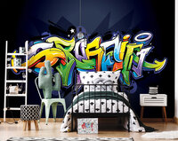 Graffiti Photo Wallpaper Mural 1509P8