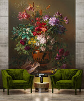 Stilleven met bloemen in een Griekse vaas: allegorie op de Lente RM70