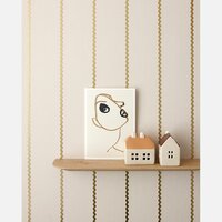 Studio Ditte Lintjes behang Noa cr&egrave;me &amp; mat goud