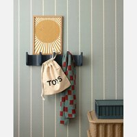 Studio Ditte Lintjes behang Noa mistblauw