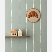 Studio Ditte Lintjes behang Noa mistblauw